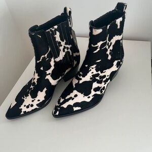 Marks & Spencer Black and White Ankle Boots